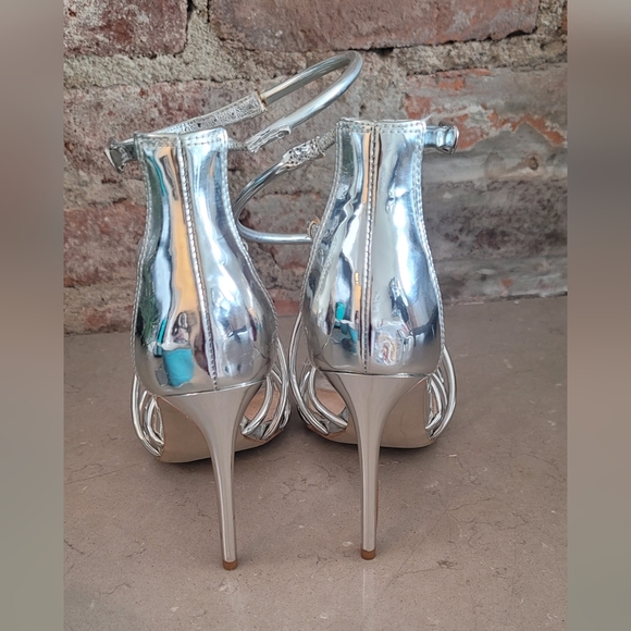 Silver Steve Madden Heels - Picture 6 of 8